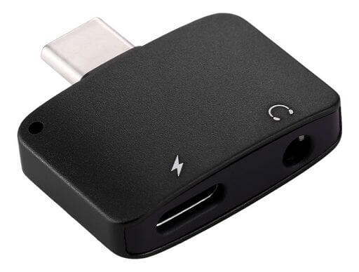 2 In 1 USB Type-C TO 3.5mm Audio Adaptor 